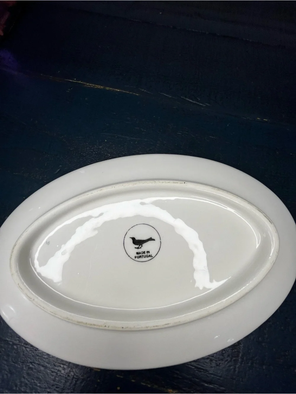 Butterfly Flowers Trinket Ring Jewelry Soap Dish Made in Portugal Cottagecore